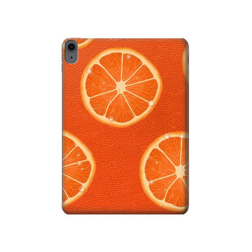 W3946 Seamless Orange Pattern Tablet Hard Case For iPad Air (2022, 2020), Air 11 (2024), Pro 11 (2022)