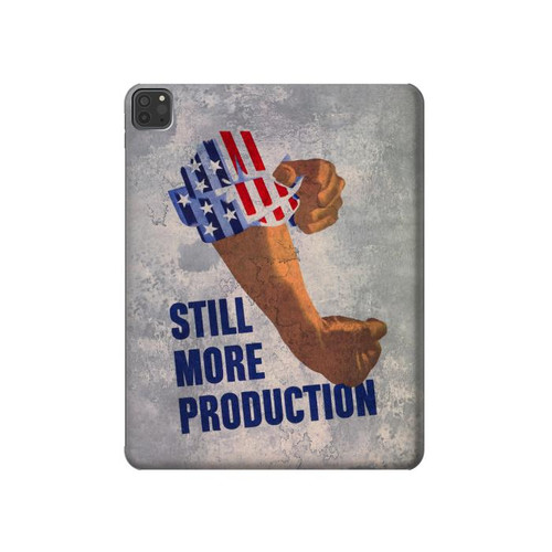 W3963 Still More Production Vintage Postcard Tablet Hard Case For iPad Pro 11 (2021,2020,2018, 3rd, 2nd, 1st)