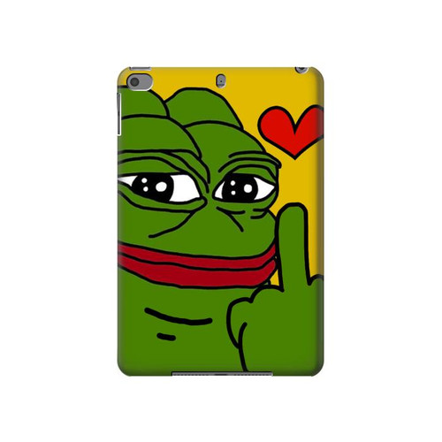 W3945 Pepe Love Middle Finger Tablet Hard Case For iPad mini 4, iPad mini 5, iPad mini 5 (2019)