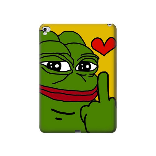 W3945 Pepe Love Middle Finger Tablet Hard Case For iPad Pro 12.9 (2015,2017)