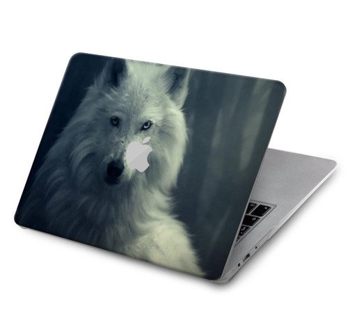W1516 White Wolf Hard Case Cover For MacBook Air 15″ (2023,2024) - A2941, A3114