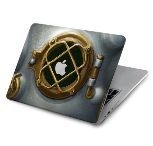 W2646 Vintage Deep Sea Diver Helmet Hard Case Cover For MacBook Air 15″ (2023,2024) - A2941, A3114