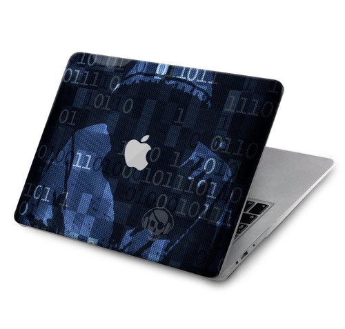 W3431 Digital Code Cyber Hacker Hard Case Cover For MacBook Air 15″ (2023,2024) - A2941, A3114