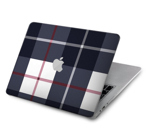 W3452 Plaid Fabric Pattern Hard Case Cover For MacBook Air 15″ (2023,2024) - A2941, A3114