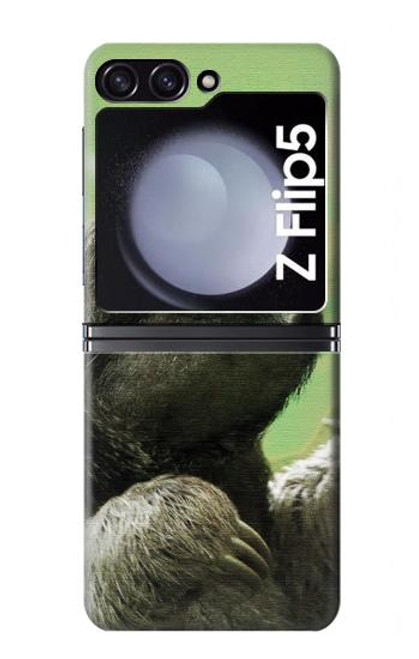 W2708 Smiling Sloth Hard Case For Samsung Galaxy Z Flip 5