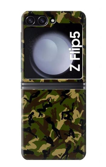 W3356 Sexy Girls Camo Camouflage Hard Case For Samsung Galaxy Z Flip 5