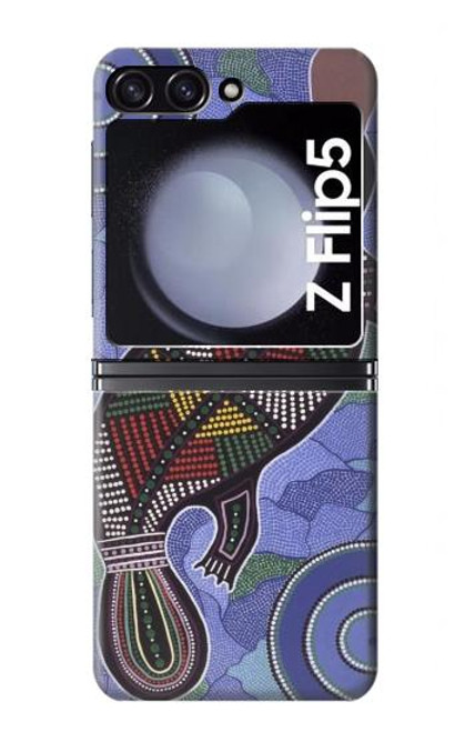 W3387 Platypus Australian Aboriginal Art Hard Case For Samsung Galaxy Z Flip 5