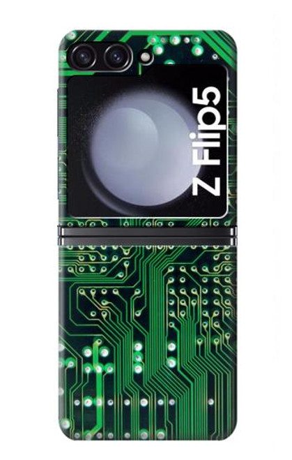 W3392 Electronics Board Circuit Graphic Hard Case For Samsung Galaxy Z Flip 5