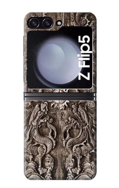 W3395 Dragon Door Hard Case For Samsung Galaxy Z Flip 5