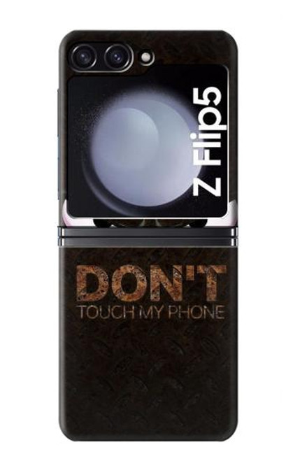 W3412 Do Not Touch My Phone Hard Case For Samsung Galaxy Z Flip 5