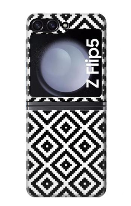 W3424 Ruta Pattern Hard Case For Samsung Galaxy Z Flip 5