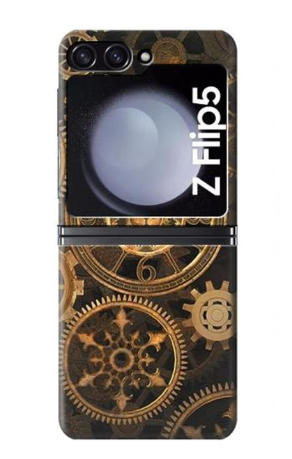 W3442 Clock Gear Hard Case For Samsung Galaxy Z Flip 5