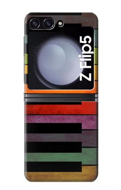 W3451 Colorful Piano Hard Case For Samsung Galaxy Z Flip 5