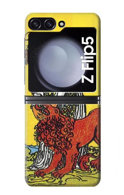 W3458 Strength Tarot Card Hard Case For Samsung Galaxy Z Flip 5