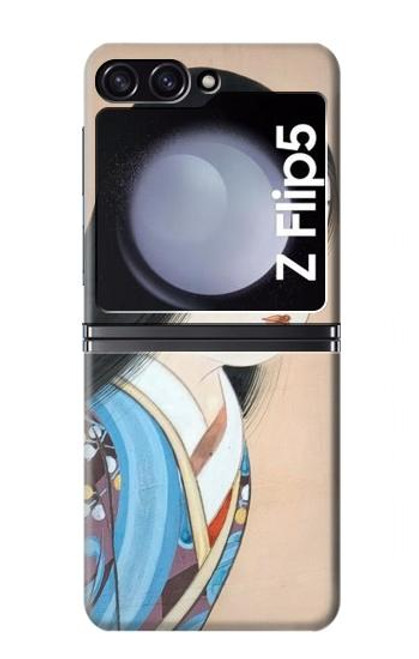 W3483 Japan Beauty Kimono Hard Case For Samsung Galaxy Z Flip 5