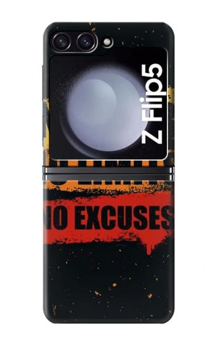 W3492 No Fear Limits Excuses Hard Case For Samsung Galaxy Z Flip 5