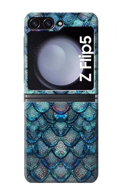 W3809 Mermaid Fish Scale Hard Case For Samsung Galaxy Z Flip 5