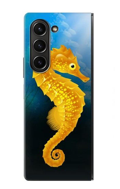 W2444 Seahorse Underwater World Hard Case For Samsung Galaxy Z Fold 5