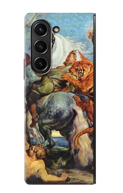 W3331 Peter Paul Rubens Tiger und Lowenjagd Hard Case For Samsung Galaxy Z Fold 5