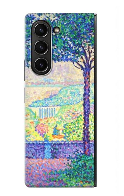 W3349 Paul Signac Terrace of Meudon Hard Case For Samsung Galaxy Z Fold 5