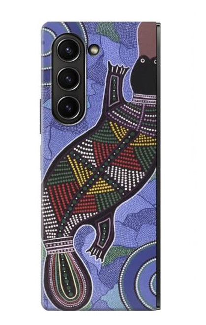 W3387 Platypus Australian Aboriginal Art Hard Case For Samsung Galaxy Z Fold 5