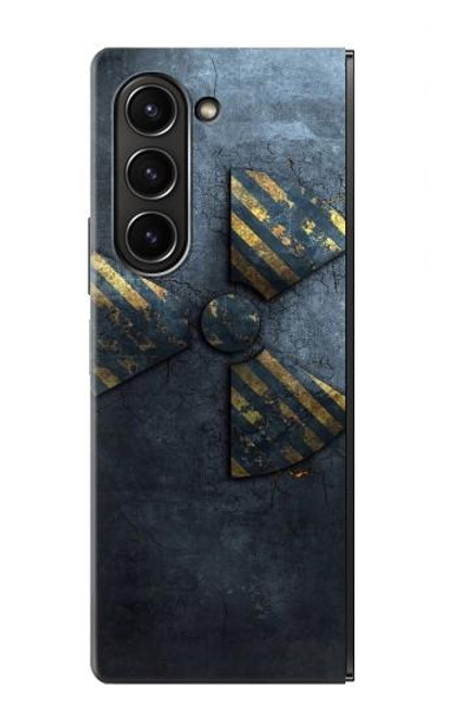 W3438 Danger Radioactive Hard Case For Samsung Galaxy Z Fold 5