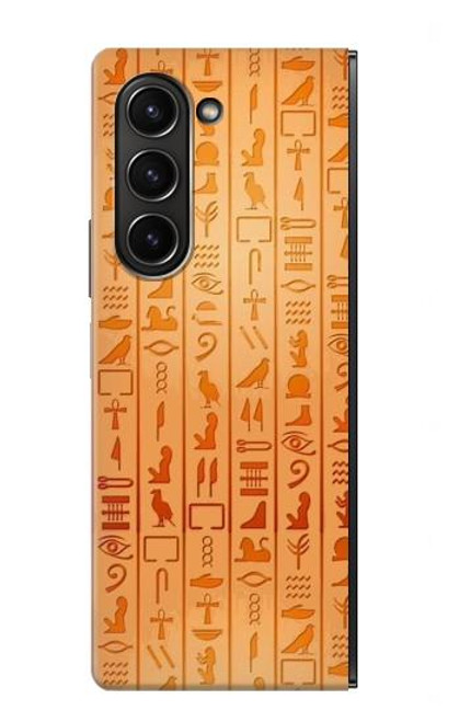 W3440 Egyptian Hieroglyphs Hard Case For Samsung Galaxy Z Fold 5