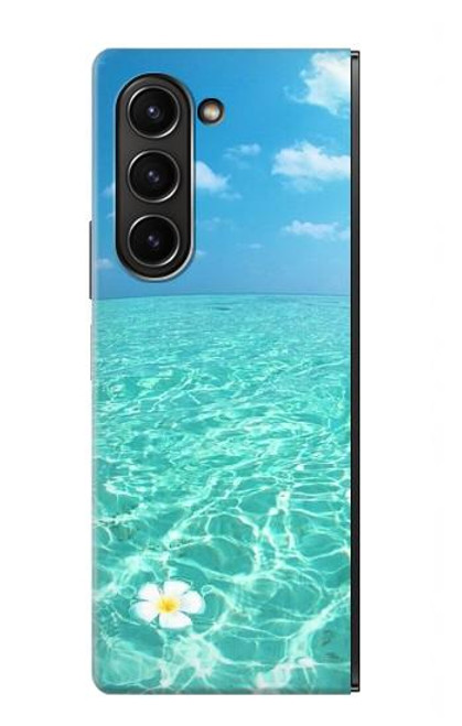 W3720 Summer Ocean Beach Hard Case For Samsung Galaxy Z Fold 5