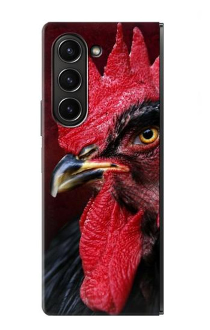 W3797 Chicken Rooster Hard Case For Samsung Galaxy Z Fold 5