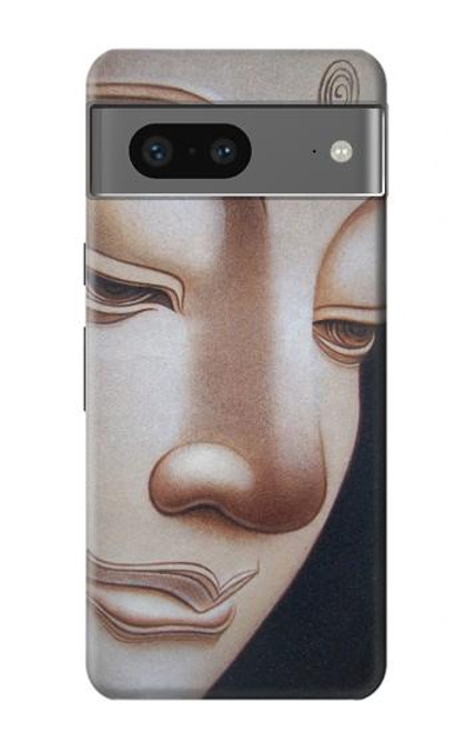 W1255 Buddha Face Hard Case and Leather Flip Case For Google Pixel 7a