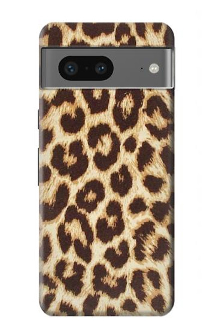 W2204 Leopard Pattern Graphic Printed Hard Case and Leather Flip Case For Google Pixel 7a