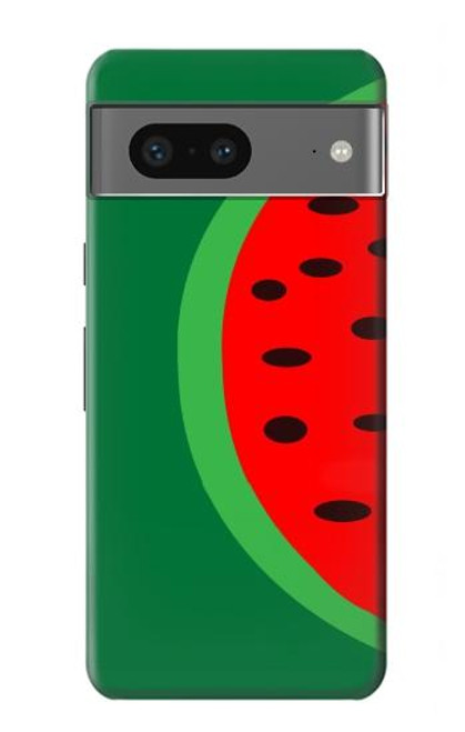 W2383 Watermelon Hard Case and Leather Flip Case For Google Pixel 7a