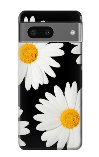 W2477 Daisy flower Hard Case and Leather Flip Case For Google Pixel 7a