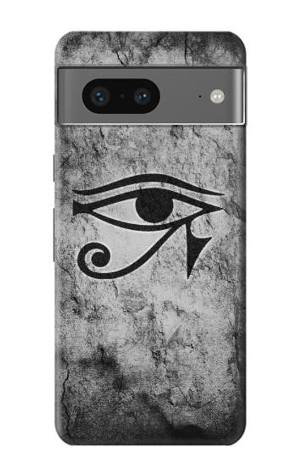 W3108 Ancient Egyptian Sun Eye Of Horus Hard Case and Leather Flip Case For Google Pixel 7a