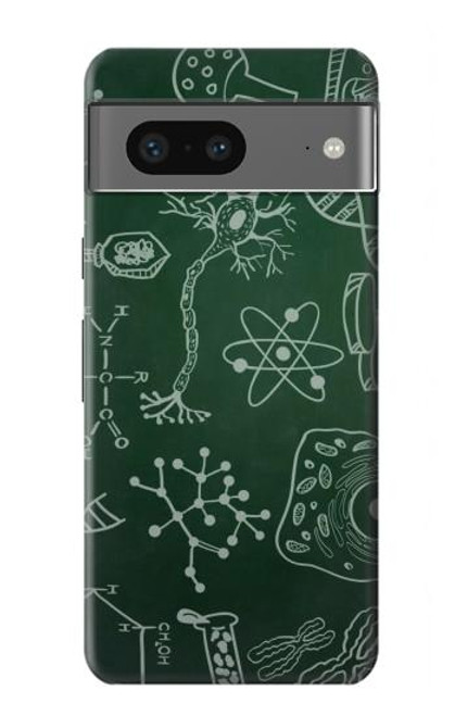 W3211 Science Green Board Hard Case and Leather Flip Case For Google Pixel 7a