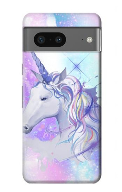 W3375 Unicorn Hard Case and Leather Flip Case For Google Pixel 7a