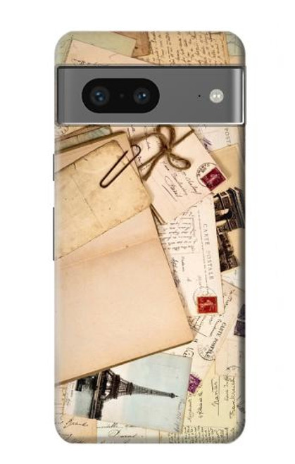 W3397 Postcards Memories Hard Case and Leather Flip Case For Google Pixel 7a