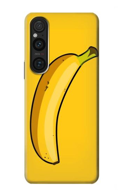 W2294 Banana Hard Case and Leather Flip Case For Sony Xperia 1 V