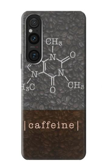 W3475 Caffeine Molecular Hard Case and Leather Flip Case For Sony Xperia 1 V