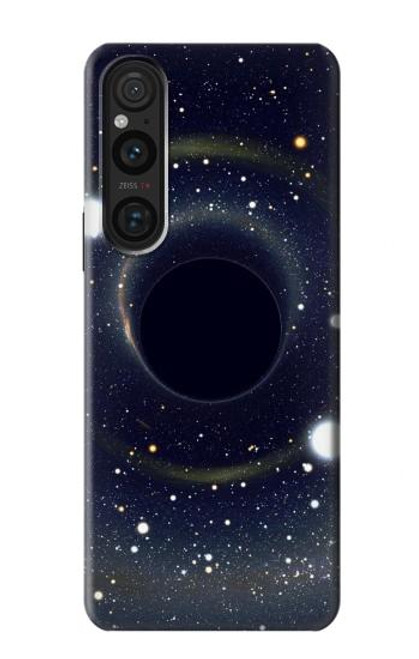 W3617 Black Hole Hard Case and Leather Flip Case For Sony Xperia 1 V