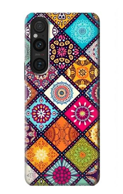 W3943 Maldalas Pattern Hard Case and Leather Flip Case For Sony Xperia 1 V