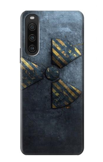 W3438 Danger Radioactive Hard Case and Leather Flip Case For Sony Xperia 10 V