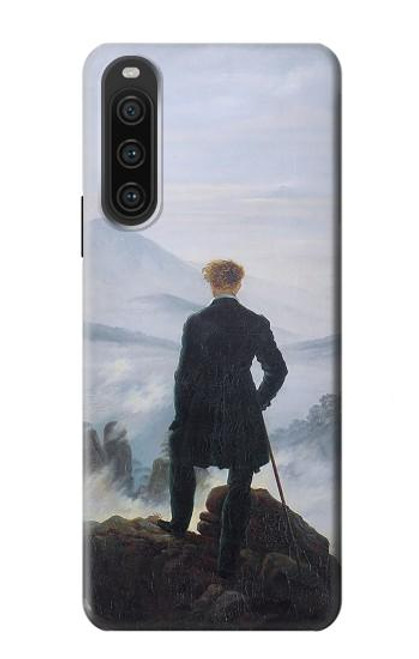 W3789 Wanderer above the Sea of Fog Hard Case and Leather Flip Case For Sony Xperia 10 V