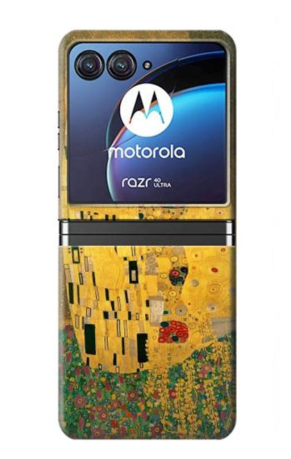 W2137 Gustav Klimt The Kiss Hard Case For Motorola Razr 40 Ultra