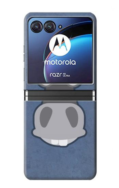 W3271 Donkey Cartoon Hard Case For Motorola Razr 40 Ultra