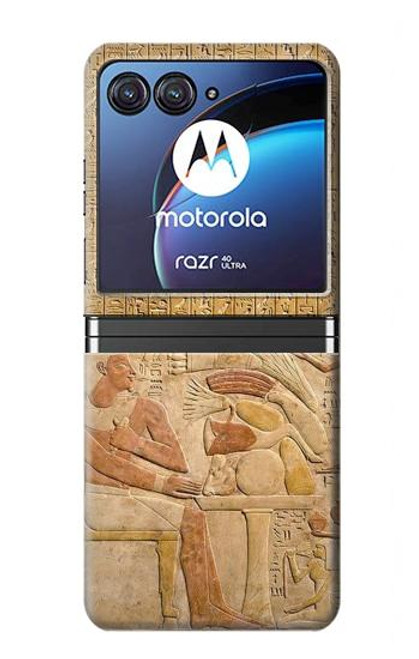 W3398 Egypt Stela Mentuhotep Hard Case For Motorola Razr 40 Ultra