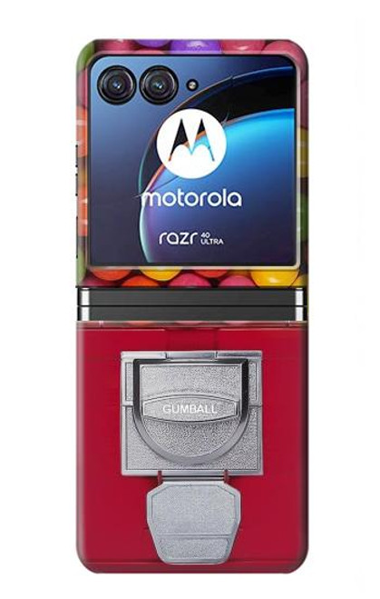 W3938 Gumball Capsule Game Graphic Hard Case For Motorola Razr 40 Ultra