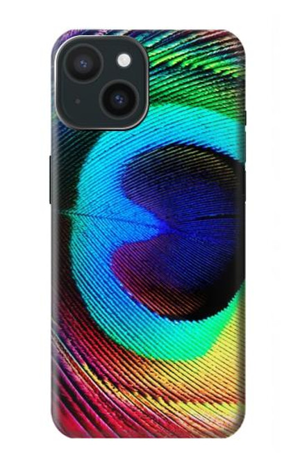 W0511 Peacock Hard Case and Leather Flip Case For iPhone 15