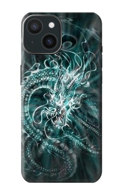 W1006 Digital Chinese Dragon Hard Case and Leather Flip Case For iPhone 15