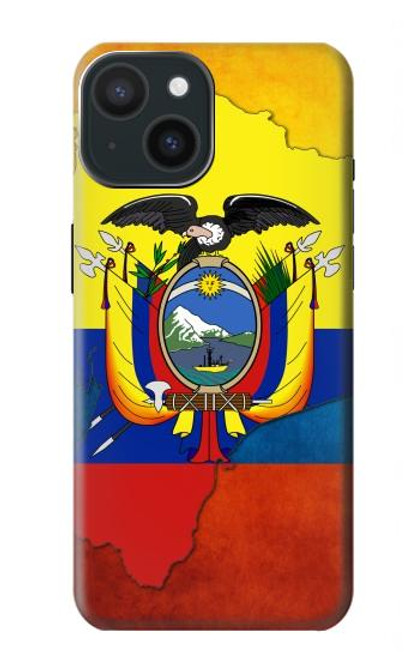 W3020 Ecuador Flag Hard Case and Leather Flip Case For iPhone 15